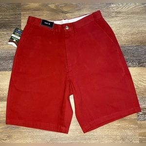 COPY - NWT PENNINGTON & BAILES MENS DRESS SHORTS IN DARK RED